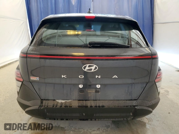 2024 Hyundai Kona Essential with VIN KM8HA3AB2RU106579, listed as a Copart auction lot 74371674 with 22,571 mi miles and Clean Title. Bid and sale history available at DreamBid. Image 6.