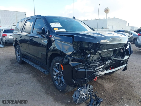 2024 Chevrolet Tahoe Z71 with VIN 1GNSKPKL9RR316256, listed as a IAAI auction lot 41467137 with 9,814 mi miles. Bid and sale history available at carsss.com. Image 1.
