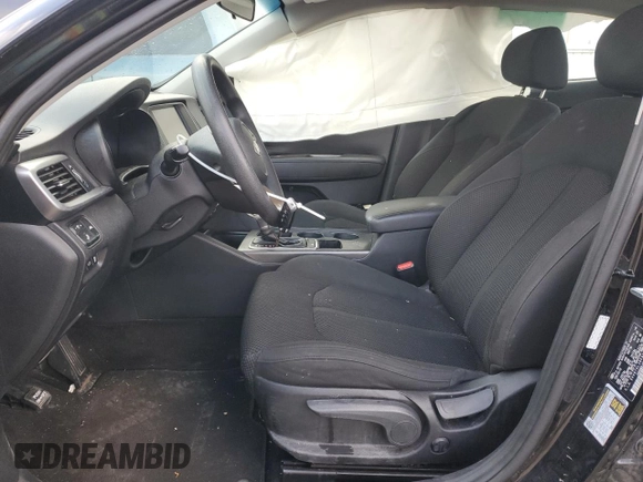 2019 Kia Optima LX with VIN 5XXGT4L38KG354515, listed as a Copart auction lot 47381055 with 126,588 mi miles and Salvage title. Bid and sale history available at DreamBid. Image 7.