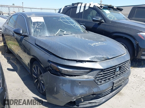 2023 Honda Accord Touring с VIN 1HGCY2F87PA061785, выставлен на аукционе IAAI как лот 41681675 с пробегом 44 571 миль миль и . История ставок и продаж доступна на DreamBid. Изображение 1.