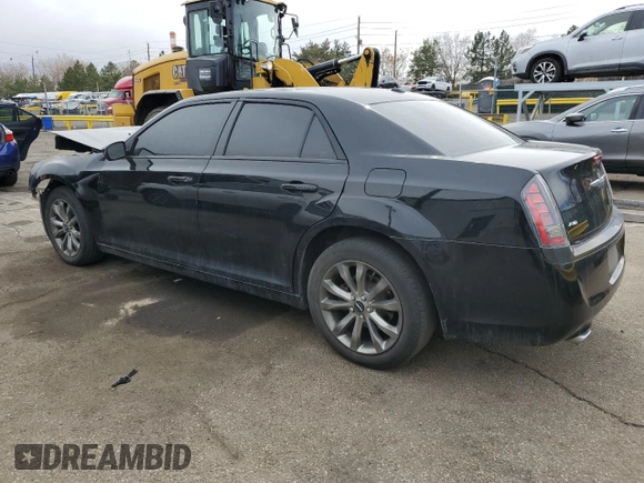 2014 Chrysler 300 with VIN 2C3CCAGG5EH375452, listed as a Copart auction lot 46312185 with 96,397 mi miles and Salvage Title. Bid and sale history available at carsss.com. Image 2.