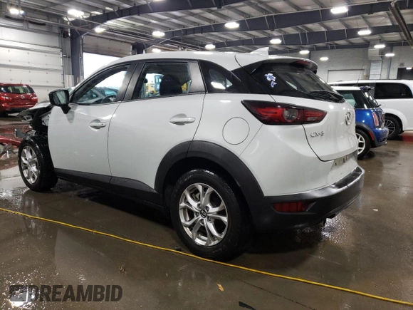 2021 Mazda CX-3 Sport with VIN JM1DKDB77M1504204, listed as a Copart auction lot 79052604 with 63,293 mi miles and Salvage Title. Bid and sale history available at carsss.com. Image 2.