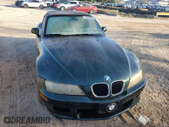 2000 BMW Z3 2.5L with VIN 4USCH9342YLG03581, listed as a Copart auction lot 75429884 with 122,439 mi miles and Salvage Title. Bid and sale history available at carsss.com. Image 5.