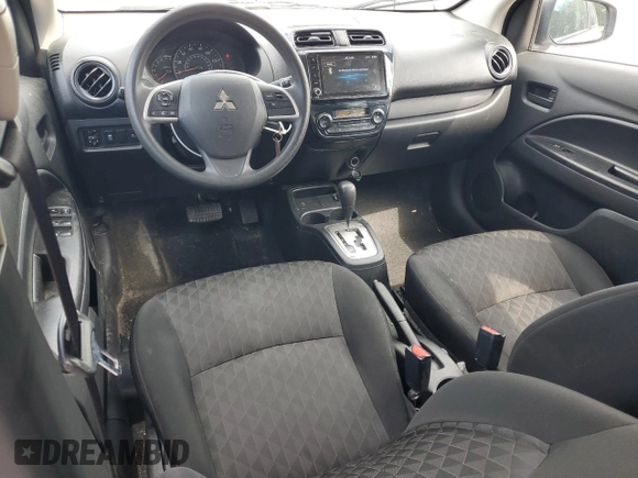 2021 Mitsubishi Mirage ES with VIN ML32AUHJ6MH010763, listed as a Copart auction lot 53855315 with 72,486 mi miles and Salvage title. Bid and sale history available at DreamBid. Image 8.