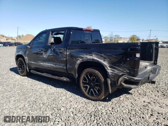 2023 Chevrolet Silverado 1500 RST with VIN 1GCUDEED0PZ300691, listed as a Copart auction lot 76771544 with 45,101 mi miles and Salvage Title. Bid and sale history available at DreamBid. Image 2.