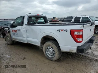 2022 Ford F-150 XL with VIN 1FTMF1EB1NKE34424, listed as a Copart auction lot 43786024 with 27,499 mi miles and Salvage title. Bid and sale history available at DreamBid. Image 2.