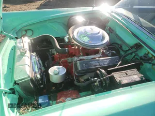 1955 Ford Thunderbird with VIN P5FH221611, listed as a Copart auction lot 61403814 with 16,558 mi miles and Salvage Title. Bid and sale history available at DreamBid. Image 7.