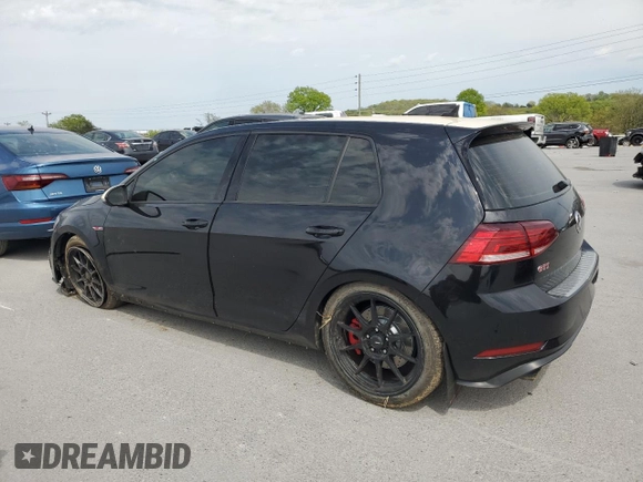 2019 Volkswagen Golf GTI S with VIN 3VW5T7AU9KM019831, listed as a Copart auction lot 53404435 with 81,059 mi miles and Salvage Title. Bid and sale history available at carsss.com. Image 2.