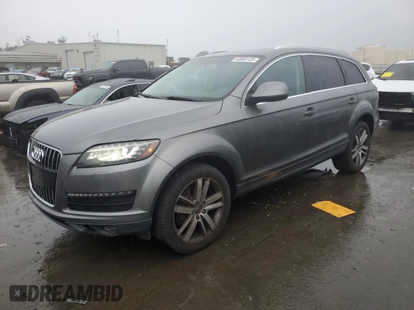 2010 Audi Q7 3.6L Premium Plus with VIN WA1LYAFE4AD005222, listed as a Copart auction lot 43985135 with 183,450 mi miles and Clean Title. Bid and sale history available at carsss.com. Image 1.