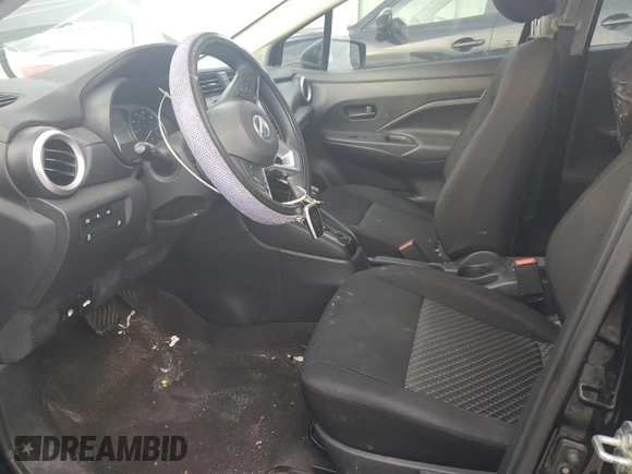 2021 Nissan Versa S with VIN 3N1CN8DV7ML821059, listed as a Copart auction lot 62263455 with 124,444 mi miles and Clean title. Bid and sale history available at DreamBid. Image 7.