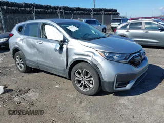 2021 Honda CR-V EX-L with VIN 2HKRW2H82MH656656, listed as a IAAI auction lot 41707235 with 1 mi miles. Bid and sale history available at carsss.com. Image 1.