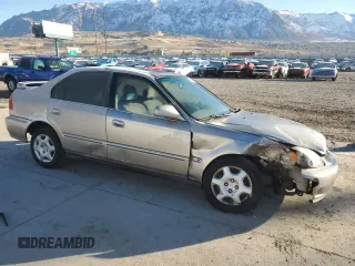 2000 Honda Civic EX with VIN 1HGEJ8644YL028293, listed as a Copart auction lot 47086695 with 278,884 mi miles and Salvage Title. Bid and sale history available at carsss.com. Image 4.
