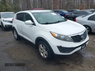 2012 Kia Sportage LX with VIN KNDPB3A20C7211852, listed as a IAAI auction lot 41485217 with 179,162 mi miles. Bid and sale history available at carsss.com. Image 1.