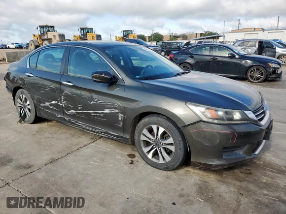 2013 Honda Accord LX z VIN 1HGCR2F39DA142218, wystawiony jako Copart lot #55621635 z przebiegiem 109 215 mil mil oraz Szkoda całkowita • Salvage title. Historia ofert i sprzedaży dostępna na DreamBid. Obrazek 4.