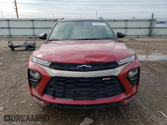 2021 Chevrolet TrailBlazer RS with VIN KL79MUSL7MB008713, listed as a Copart auction lot 68865353 with 12,847 mi miles. Bid and sale history available at carsss.com. Image 5.
