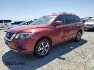 2017 Nissan Pathfinder SV z VIN 5N1DR2MM0HC647231, wystawiony jako Copart lot #56901915 z przebiegiem 128 295 mil mil oraz Szkoda całkowita • Salvage title. Historia ofert i sprzedaży dostępna na DreamBid. Obrazek 1.