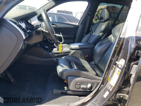2020 BMW X3 M Competition with VIN 5YMTS0C00LLT10341, listed as a Copart auction lot 66440314 with 34,357 mi miles and Salvage Title. Bid and sale history available at carsss.com. Image 7.