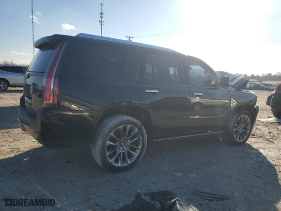 2019 Cadillac Escalade Premium Luxury with VIN 1GYS4CKJ2KR305030, listed as a Copart auction lot 87259514 with 82,101 mi miles and Salvage Title. Bid and sale history available at carsss.com. Image 3.