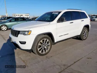 2018 Jeep Grand Cherokee Limited z VIN 1C4RJEBG4JC368564, wystawiony jako Copart lot #49878815 z przebiegiem 90 889 mil mil oraz Czysty tytuł • Clean title. Historia ofert i sprzedaży dostępna na DreamBid. Obrazek 1.
