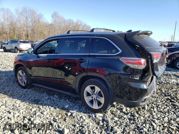 2015 Toyota Highlander Hybrid Limited with VIN 5TDDCRFH8FS011621, listed as a Copart auction lot 72990882 with 0 mi miles. Bid and sale history available at carsss.com. Image 2.