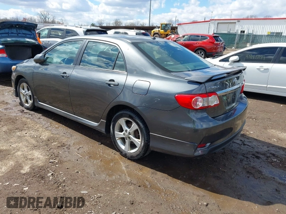 2011 Toyota Corolla L with VIN 2T1BU4EE6BC737625, listed as a IAAI auction lot 41859155 with 388,280 mi miles. Bid and sale history available at carsss.com. Image 3.