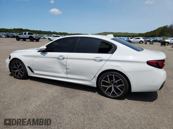 2022 BMW 5 Series 540i xDrive with VIN WBA73BJ06NWX52108, listed as a Copart auction lot 58770025 with 29,719 mi miles and Salvage title. Bid and sale history available at DreamBid. Image 2.