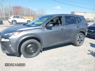 2022 Nissan Rogue SV with VIN 5N1BT3BB6NC702762, listed as a IAAI auction lot 41884129 with 30,029 mi miles. Bid and sale history available at carsss.com. Image 2.