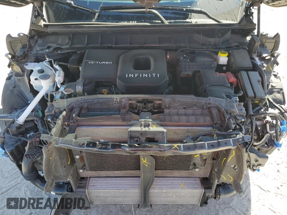 2025 Infiniti QX60 with VIN 5N1AL1FRXSC331074, listed as a Copart auction lot 48482905 with 7,769 mi miles and Salvage title. Bid and sale history available at DreamBid. Image 12.