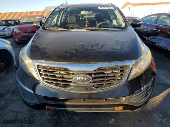 2012 Kia Sportage LX with VIN KNDPB3A27C7260725, listed as a Copart auction lot 86654524 with 146,217 mi miles and Salvage Title. Bid and sale history available at carsss.com. Image 5.