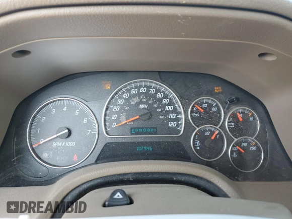 2004 GMC Envoy SLE z VIN 1GKET16S946198449, wystawiony jako Copart lot #58758375 z przebiegiem 102 946 mil mil oraz Szkoda całkowita • Salvage title. Historia ofert i sprzedaży dostępna na DreamBid. Obrazek 9.