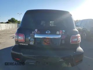 2020 Nissan Armada SL with VIN JN8AY2NC1L9619173, listed as a Copart auction lot 58111894 with 89,269 mi miles and Salvage Title. Bid and sale history available at carsss.com. Image 6.
