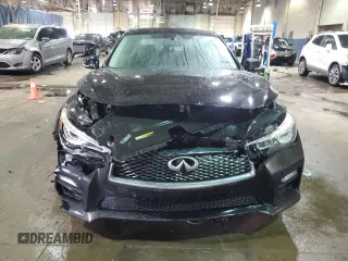2014 Infiniti Q50 Premium with VIN JN1BV7AR6EM705632, listed as a Copart auction lot 46681505 with 92,869 mi miles and Salvage Title. Bid and sale history available at carsss.com. Image 5.