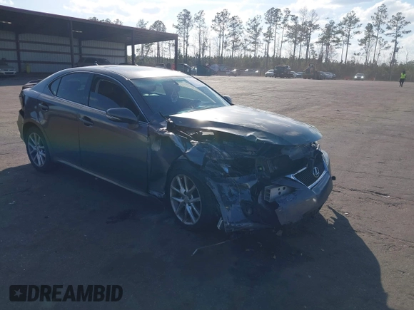 2012 Lexus IS 250 with VIN JTHCF5C22C5060177, listed as a IAAI auction lot 41571316 with 167,888 mi miles and . Bid and sale history available at DreamBid. Image 1.