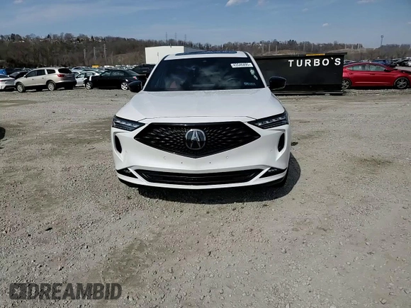 2023 Acura MDX w/A-Spec Package with VIN 5J8YE1H06PL041631, listed as a Copart auction lot 43546895 with 10,271 mi miles and Salvage Title. Bid and sale history available at DreamBid. Image 15.