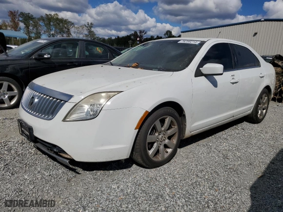 2010 Mercury Milan Premier with VIN 3MEHM0CG7AR613040, listed as a Copart auction lot 76259214 with 147,868 mi miles and Salvage Title. Bid and sale history available at carsss.com. Image 1.