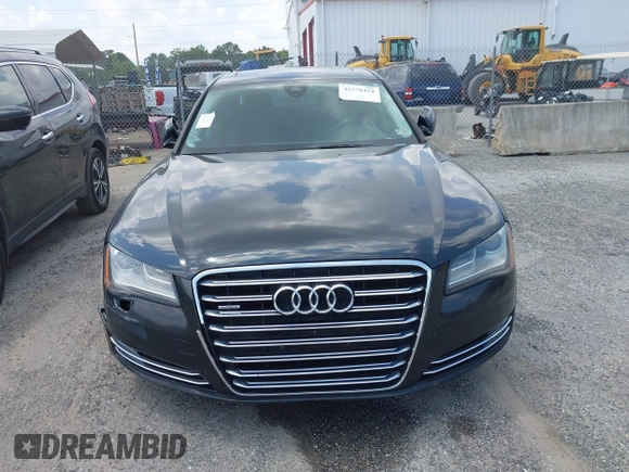 2012 Audi A8 with VIN WAURVAFD2CN002071, listed as a IAAI auction lot 42778424 with Not provided miles and . Bid and sale history available at DreamBid. Image 11.