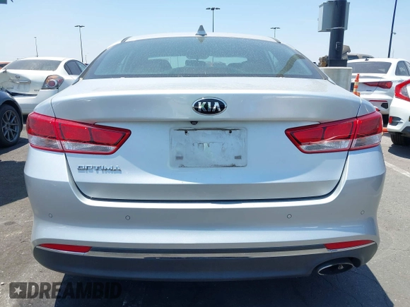 2018 Kia Optima LX with VIN 5XXGT4L35JG266892, listed as a IAAI auction lot 42473938 with 79,690 mi miles and . Bid and sale history available at DreamBid. Image 16.