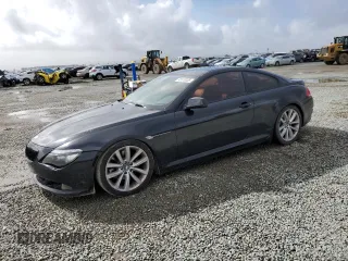 2010 BMW 6 Series 650i with VIN WBAEA5C57ACV93568, listed as a Copart auction lot 45578355 with 172,586 mi miles and Salvage Title. Bid and sale history available at carsss.com. Image 1.
