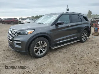 2020 Ford Explorer Platinum z VIN 1FM5K8HC8LGA90860, wystawiony jako Copart lot #66545294 z przebiegiem 66 104 mil mil oraz Czysty tytuł • Clean title. Historia ofert i sprzedaży dostępna na DreamBid. Obrazek 1.