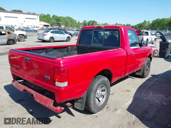 2000 Ford Ranger XL with VIN 1FTYR10C7YPA11959, listed as a IAAI auction lot 41978386 with 221,706 mi miles. Bid and sale history available at carsss.com. Image 4.