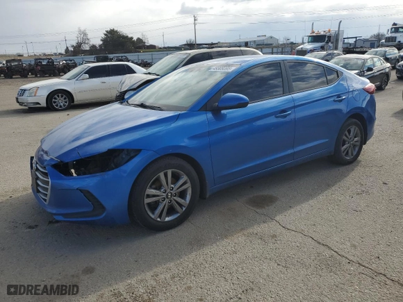 2017 Hyundai Elantra SE with VIN KMHD84LF4HU384026, listed as a Copart auction lot 49309395 with 110,074 mi miles and Clean Title. Bid and sale history available at carsss.com. Image 1.