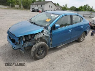 2020 Mitsubishi Mirage G4 ES with VIN ML32F3FJXLHF07752, listed as a Copart auction lot 53704634 with 62,154 mi miles. Bid and sale history available at carsss.com. Image 1.