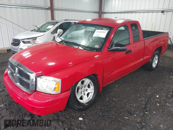 2006 Dodge Dakota SLT with VIN 1D7HE42K16S663994, listed as a IAAI auction lot 40458782 with 208,288 mi miles and . Bid and sale history available at carsss.com. Image 17.