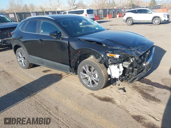 2025 Mazda CX-30 S Preferred with VIN 3MVDMBCM0SM772190, listed as a IAAI auction lot 41798763 with 3,558 mi miles and . Bid and sale history available at DreamBid. Image 6.
