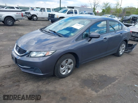 2015 Honda Civic LX with VIN 2HGFB2F55FH543983, listed as a IAAI auction lot 42044159 with 130,266 mi miles and . Bid and sale history available at DreamBid. Image 17.
