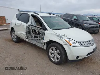 2007 Nissan Murano S with VIN JN8AZ08W17W615235, listed as a IAAI auction lot 41539442 with 200,342 mi miles and . Bid and sale history available at DreamBid. Image 1.