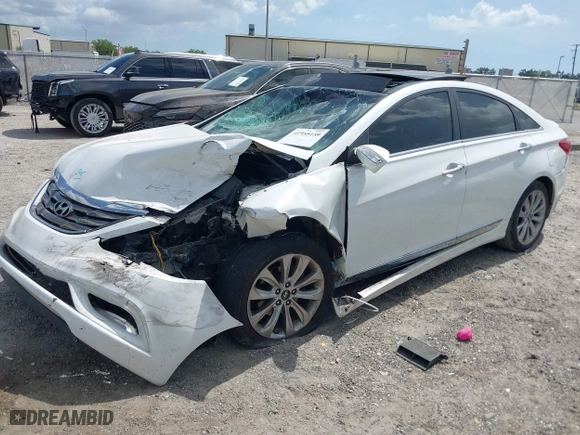 2012 Hyundai Sonata 2.0T SE with VIN 5NPEC4AB9CH424529, listed as a IAAI auction lot 41955159 with 130,027 mi miles. Bid and sale history available at carsss.com. Image 16.