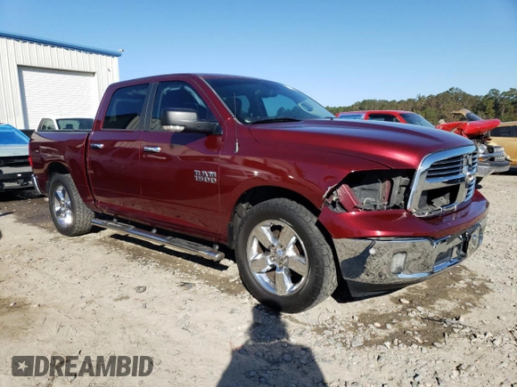 2016 Ram 1500 Big Horn with VIN 1C6RR6LG8GS327258, listed as a Copart auction lot 76475484 with 196,787 mi miles and Salvage Title. Bid and sale history available at carsss.com. Image 4.