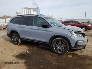 2022 Honda Pilot Sport with VIN 5FNYF6H33NB098226, listed as a Copart auction lot 72526864 with 28,234 mi miles and Salvage Title. Bid and sale history available at carsss.com. Image 4.