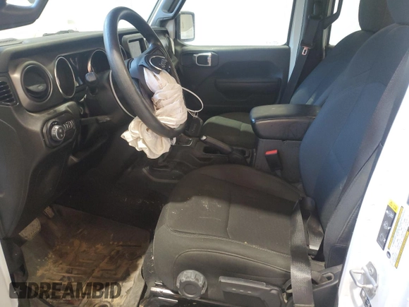 2022 Jeep Gladiator Sport S with VIN 1C6JJTAG9NL176055, listed as a Copart auction lot 83069084 with 53,752 mi miles and Salvage title. Bid and sale history available at DreamBid. Image 7.